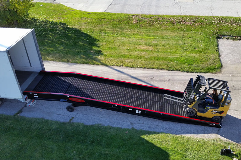 20,000 lb Capacity Portable Steel Yard Ramp For Sale – Yard Ramps Store ...